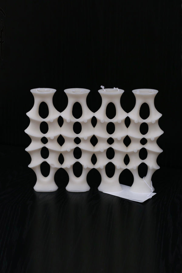 RUIbuilt 25 Spring and Summer Bamboo Forest Candle RUI-RSS25DC04-BAI White